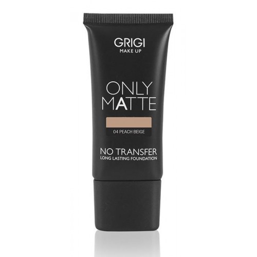 MAKE-UP ONLY MATTE NO TRANSFER LONG LASTING FOUNDATION - 04 PEACH BEIGE